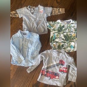 4 boys shirts. Size 4T.